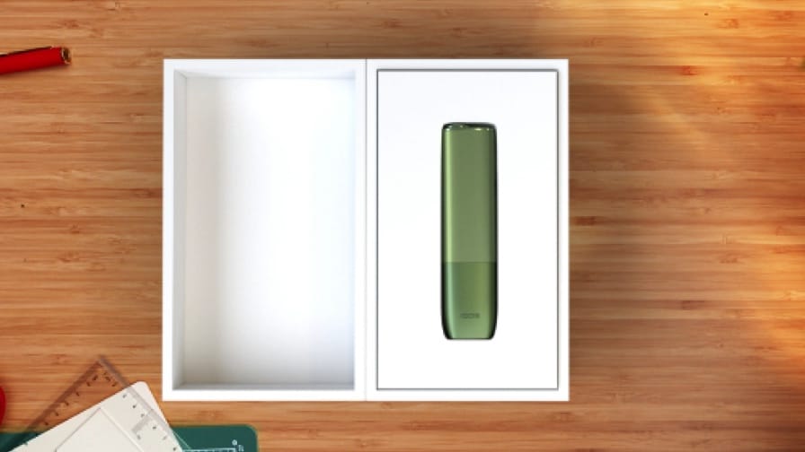 IQOS ILUMA ONE kastē. 